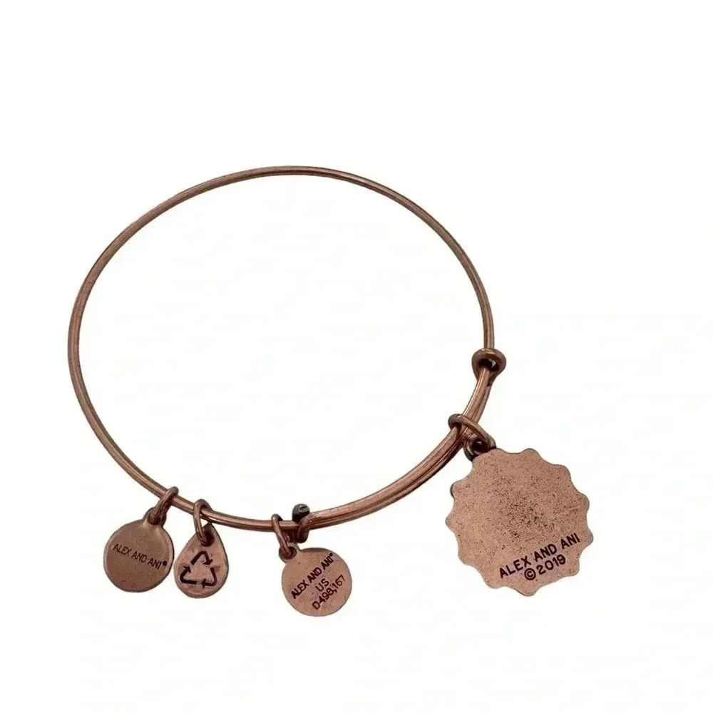 Alex and Ani Star Fish II Bracelet Charm Color Infusion Jewelry Bangle Blue - Picture 5 of 5